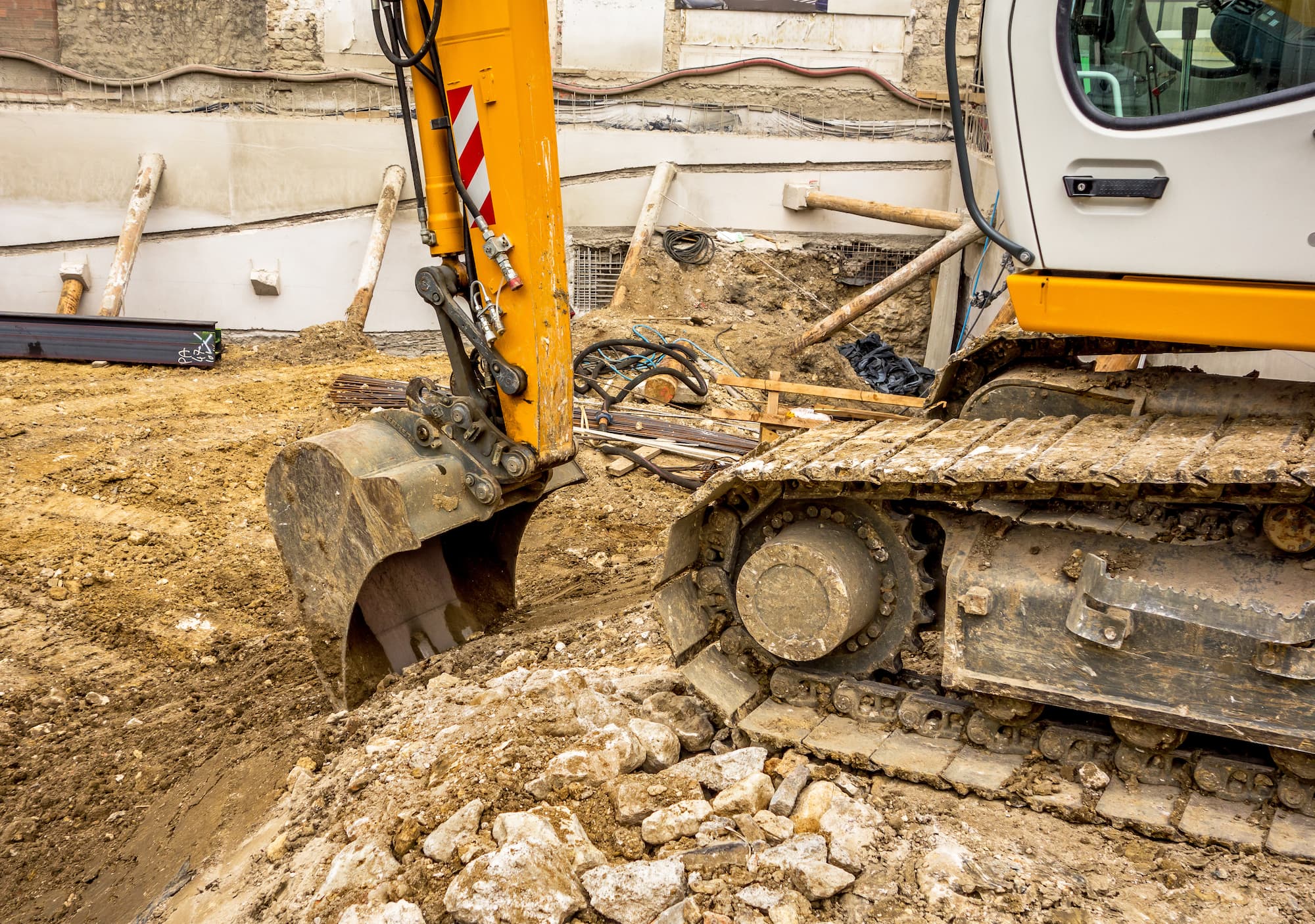 Travaux de terrassement sur les environs de Strasbourg et Haguenau dans le Bas-Rhin Schiltigheim 0